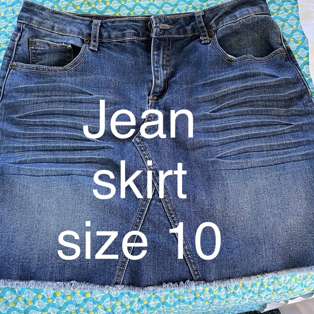 5 for $25 on select items 
Jean Skirt size 10 5